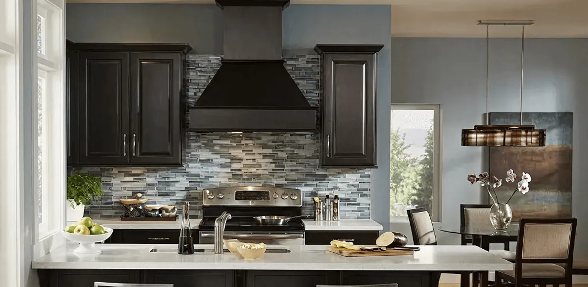 Kitchen cabinet painting and refinishing in a modern kitchen in Chula Vista, CA